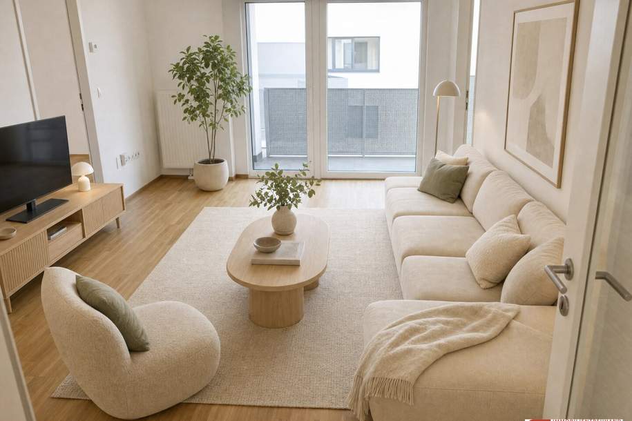Ruhiges Wohnen in einer bezaubernden 3-Zimmer Wohnung mit ruhigem Balkon im Hof, Wohnung-miete, 1.199,00,€, 1210 Wien 21., Floridsdorf