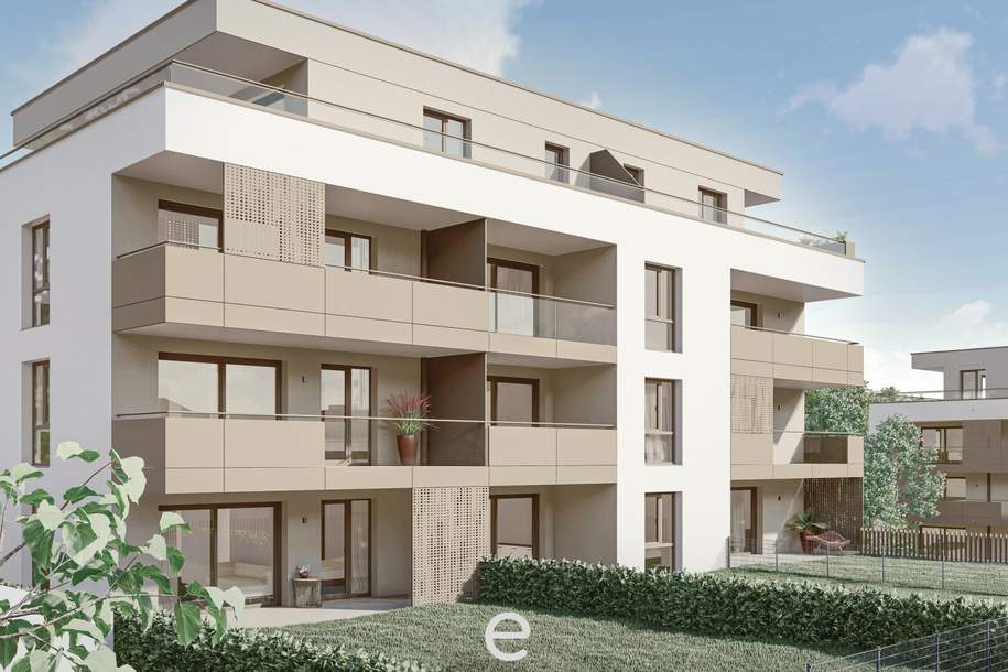 Wohnen am Farnholz - 4 Zimmer-Wohnung 1.OG/TOP 3.4 mit großer Loggia/2 TGP inklusive, Wohnung-kauf, 405.000,€, 4600 Wels-Land