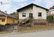 Einfamilienhaus mit eingezäuntem Garten und Garage in absoluter Ruhelage am Waldesrand