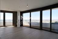 Stephansdom, Neue Donau, die ganze City im Blick: Top-ausgestatteter Erstbezug, Gym, Pool, Spa, uvm.