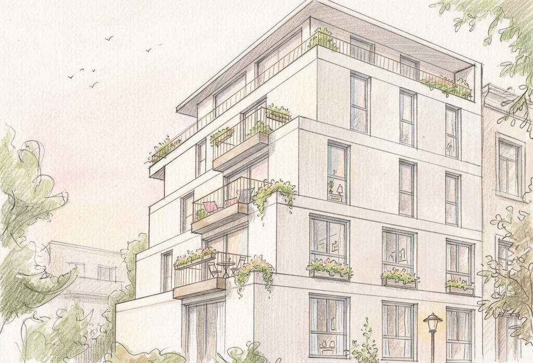GRAZ - Gries: ERSTBEZUG mit 3-Zimmern 71m² + 6m² südlichem Balkon im 3.OG - Nähe Augarten - Honorarfrei -8,5% Baustart AKTION