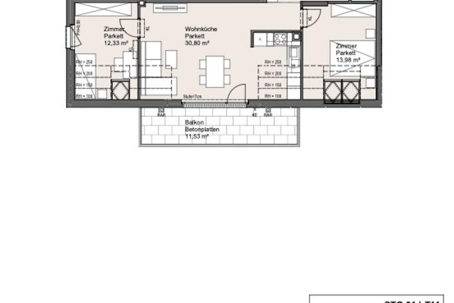 Fertigstellung noch in diesem Jahr | Neubauprojekt in der Schwarzelackenau beim Marchfeldkanal – noch 13 Einheiten verfügbar!, Wohnung-kauf, 509.000,€, 1210 Wien 22., Donaustadt