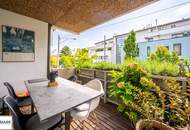 Architektenwohnung in Gersthof – 3 Zimmer im 1. Stock mit eigenem Garten, Terrasse und Loggia, Lift, offener Kamin, hochwertigster Ausstattung