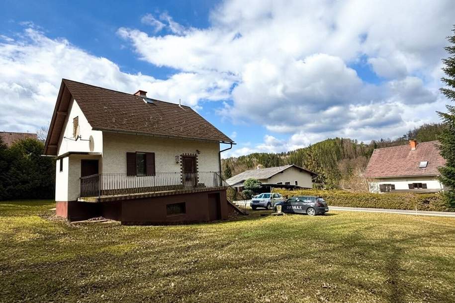Idyllisches Wohnen im Grünen – Grundstück mit Sanierungspotenzial in St. Oswald, Haus-kauf, 165.000,€, 8113 Graz-Umgebung