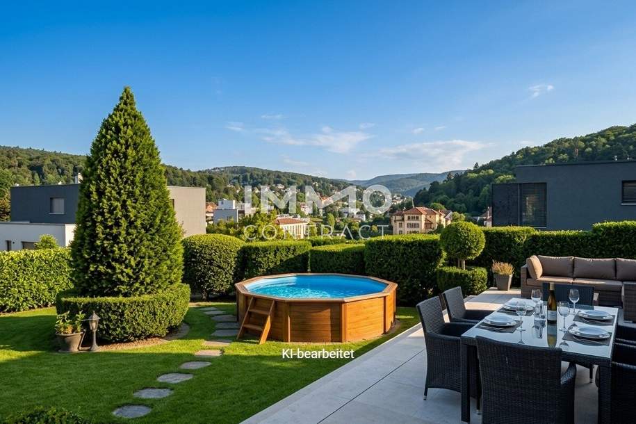 Ihr privates Gartenparadies in Döbling – Charmantes Gartenhaus mit Pool, Sonnenterrasse & traumhaftem Ausblick!, Haus-kauf, 319.000,€, 1190 Wien 19., Döbling