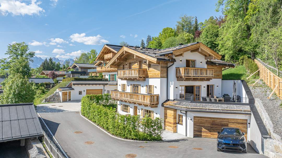 Luxusvilla am Sonnberg mit Blick über Kitzbühel