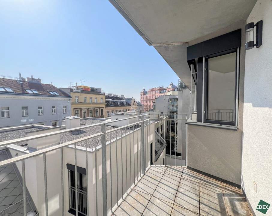 2-Zimmer-Neubauwohnung mit Balkon in Hofruhelage