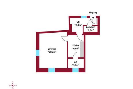 U1 in 5 Minuten erreichbar - Kurzzeitvermietung möglich - Lift im Haus - Zusammenlegung von Wohnungen möglich - Dachgeschoß Ausblick, Wohnung-kauf, 115.000,€, 1100 Wien 10., Favoriten