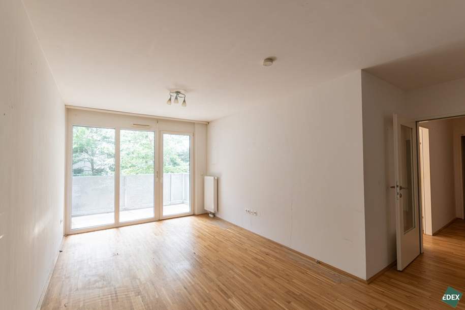 Attraktive 2-Zimmer-Wohnung mit Balkon nahe S-Bahn Jedlersdorf, Wohnung-miete, 949,00,€, 1210 Wien 22., Donaustadt