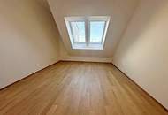 AUGARTEN-NÄHE, DACHGESCHOSS, klimatisierte 43 m2 Neubau mit 6 m2 Balkon, Wohnküche, 1 Zimmer, Duschbad, Parketten, Erstbezug