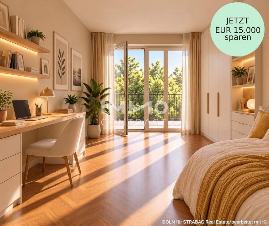 Westseitiger Neubau-Traum mit attraktivem Grundriss & großem Balkon (PROVISIONSFREI)