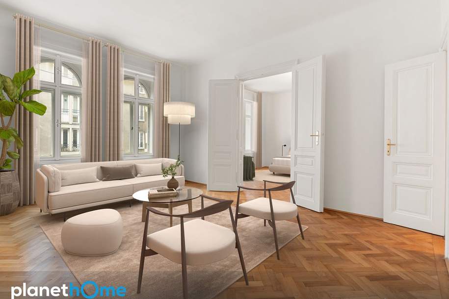 Traumhafter Stilaltbau beim Naschmarkt, Wohnung-kauf, 519.000,€, 1060 Wien 6., Mariahilf