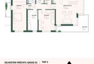 Viel Platz zum Entfalten: Moderne 3-Zimmer-Wohnung mit zwei Freiflächen