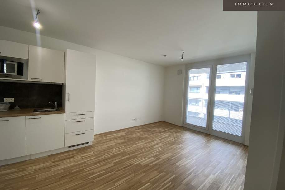 | AB SOFORT VERFÜGBAR | 1 ZIMMER | ASPERNSTRASSE U2 | NEUBAU | ABSTELLRAUM | DUSCHE, Wohnung-miete, 799,61,€, 1220 Wien 22., Donaustadt