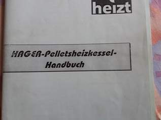 Hager-Pelletsheizkessel Handbuch, 20 €, Haus, Bau, Garten-Hausbau & Werkzeug in 2213 Gemeinde Bockfließ