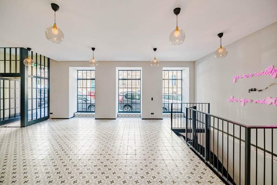 Exklusives Gastro-Light-Ecklokal mit Altbau-Charme und High-End-Design im 9. Bezirk zu mieten, Gewerbeobjekt-miete, 4.199,00,€, 1090 Wien 9., Alsergrund
