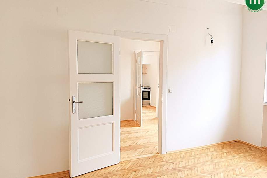 Unbefristete Miete: 2-Zimmer-Altbau mit kleinem Balkon, Wohnung-miete, 544,47,€, 1100 Wien 10., Favoriten
