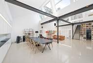 Urban Living Deluxe - 5-Zimmer Atelierwohnung im New York Loft-Stil mit Weinkeller, Terrasse &amp; Garage