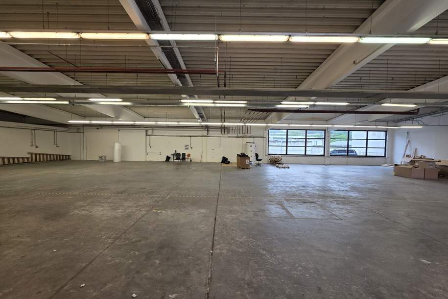 Lagerhalle / Produktionshalle mit 6 m Hallenhöhe, Verladerampe und 24/7-Zufahrt zu vermieten, Gewerbeobjekt-miete, 4.544,00,€, 2753 Wiener Neustadt(Land)