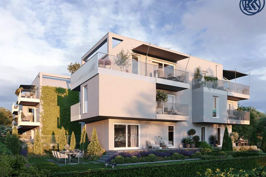 Großzügiges Gartenparadies: Barrierefreies Wohnen mit maximalem Freiraum direkt an der Alten Donau, Wohnung-kauf, 415.000,€, 1220 Wien 22., Donaustadt