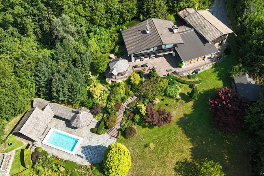Erholung auf höchstem Niveau: Großzügiges Anwesen mit Seeblick und zwei Pools., Haus-kauf, 2.500.000,€, 9702 Villach Land