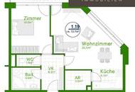 ANLEGERWOHNUNG - ZENTRAL BEGEHBARE ZWEIZIMMERWOHNUNG MIT LOGGIA - WIENER NEUSTADT