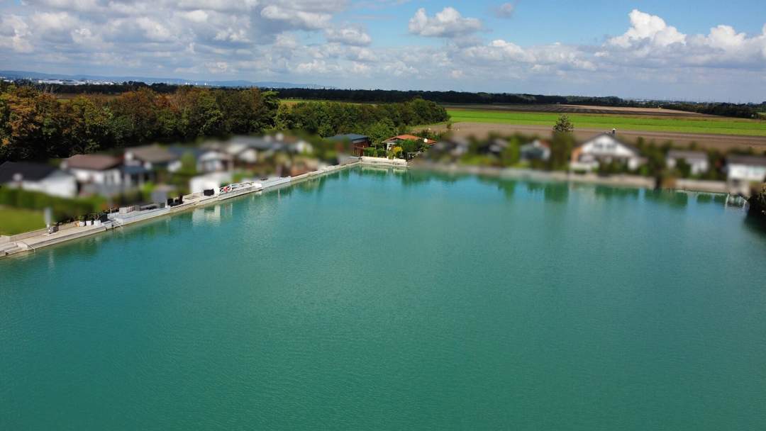 Wohlfühloase Badehaus auf großem Pachtgrundstück direkt am See - nahe der Wiener Stadtgrenze