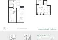Kompakte 3-Zimmer Maisonette im Erstbezug! Nahe U6 Thaliastraße und Brunnenmarkt! WG-tauglich!