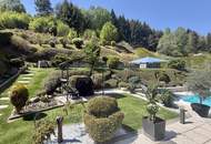 Krumpendorf - Einfamilienhaus mit Pool, Sauna, Doppelgarage und herrlichen Außenflächen