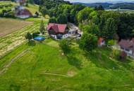 Wohn- und Ferienhaus im Grünen mit Blick auf die Riegersburg!