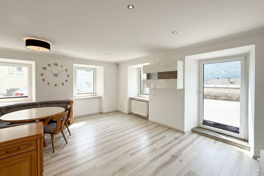 Lungauer Wohntraum: 4 Zimmer, zentral, Kachelofen &amp; Außenstellplatz, Wohnung-kauf, 187.000,€, 5582 Tamsweg