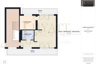 Neuwertige 2-Zimmer-Dachgeschosswohnung mit 2 Balkonen &amp; Stellplatz – Baujahr 2022 | PROVISIONSFREI!