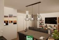 Moderne 2-Zimmer-Wohnung mit Terrasse auf Eigengrund – Erstbezug, Fußbodenheizung. - WOHNTRAUM