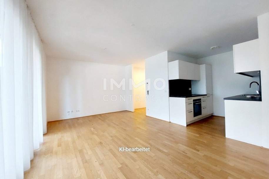 Nachmietersuche | 2-Zimmer-Wohnung mit Balkon nahe U2 Aspernstraße – Fitness &amp; Sauna im Haus, Wohnung-miete, 950,00,€, 1220 Wien 22., Donaustadt