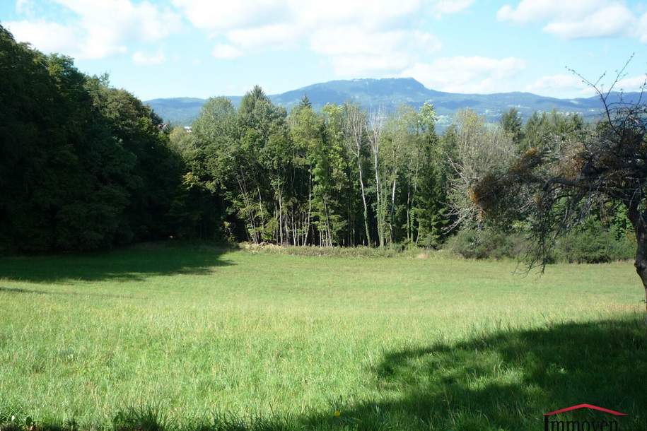 RUHELAGE - Großes, sonniges Grundstück mit Blick auf den Schöckel!, Grund und Boden-kauf, 470.000,€, 8062 Graz-Umgebung