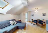 Dachgeschossflair am Siedlungsrand – 82 m² Wohnkomfort mit Balkon