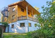 Wohnen und Arbeiten unter einem Dach in urgemütlichem Holzblockhaus in idyllischer Grünruhelage in Maria Anzbach