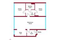 Vollrenovierte Dreizimmer-Wohnung mit großem Kellerraum