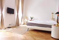 Prachtvolle Beletage mit Balkon in Bestlage am Rochusmarkt! Komplett möbliert.