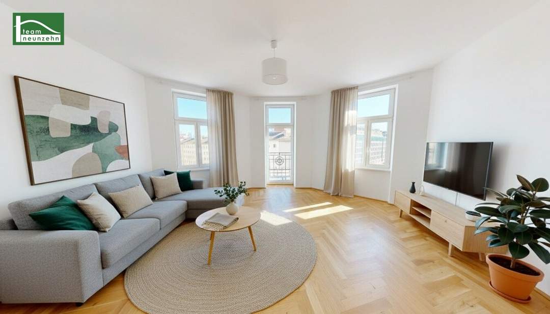 Attraktive 3-Zimmer-Wohnung mit Balkon und Premium-Ausstattung in 1030 Wien. - WOHNTRAUM