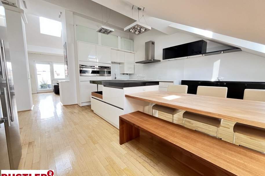 Zentrale Dachgeschoßwohnung direkt beim Westbahnhof | Terrasse inkl. Fernblick!, Wohnung-kauf, 649.000,€, 1150 Wien 15., Rudolfsheim-Fünfhaus