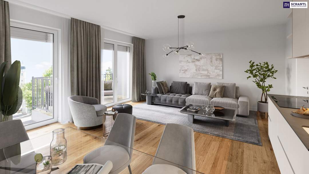 Jetzt Early Bird Aktion sichern! ZUM JUNGBRUNNEN! Die perfekte 2 Zimmer-Wohnung mit viel Stauraum! Große Loggia + Beste Infrastruktur + Hochwertige Materialien + Garagenplatz optional!