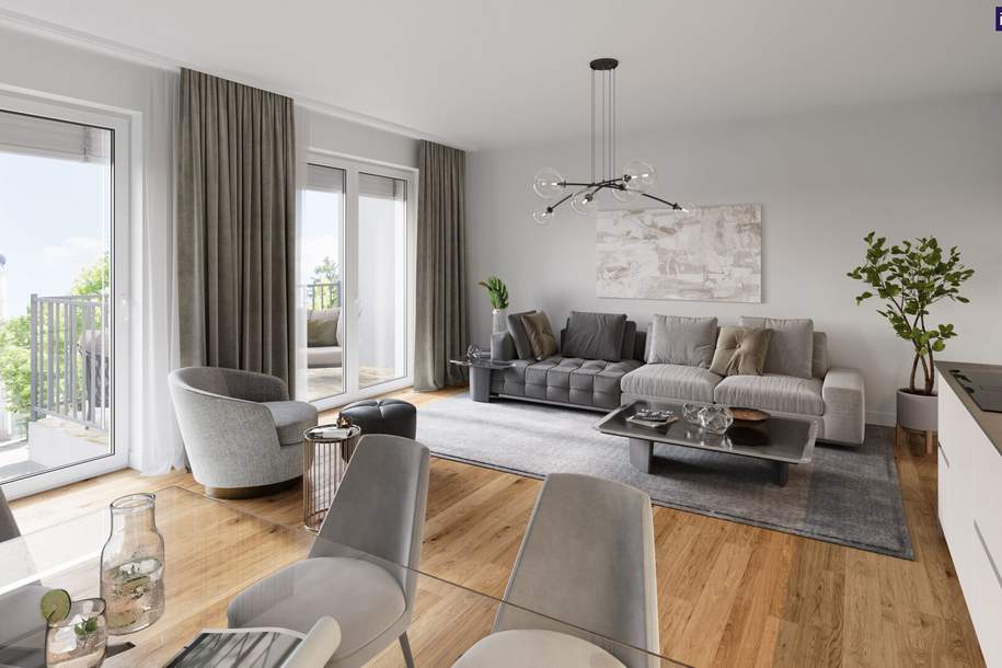 Jetzt Early Bird Aktion sichern! ZUM JUNGBRUNNEN! Die perfekte 2 Zimmer-Wohnung mit viel Stauraum! Große Loggia + Beste Infrastruktur + Hochwertige Materialien + Garagenplatz optional!, Wohnung-kauf, 280.500,€, 2130 Mistelbach