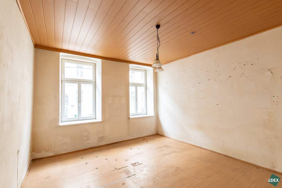 Sanierungsbedürftige 2 Zimmer - Altbauwohnung mit Entwicklungspotenzial – nahe Wiener Stadthalle