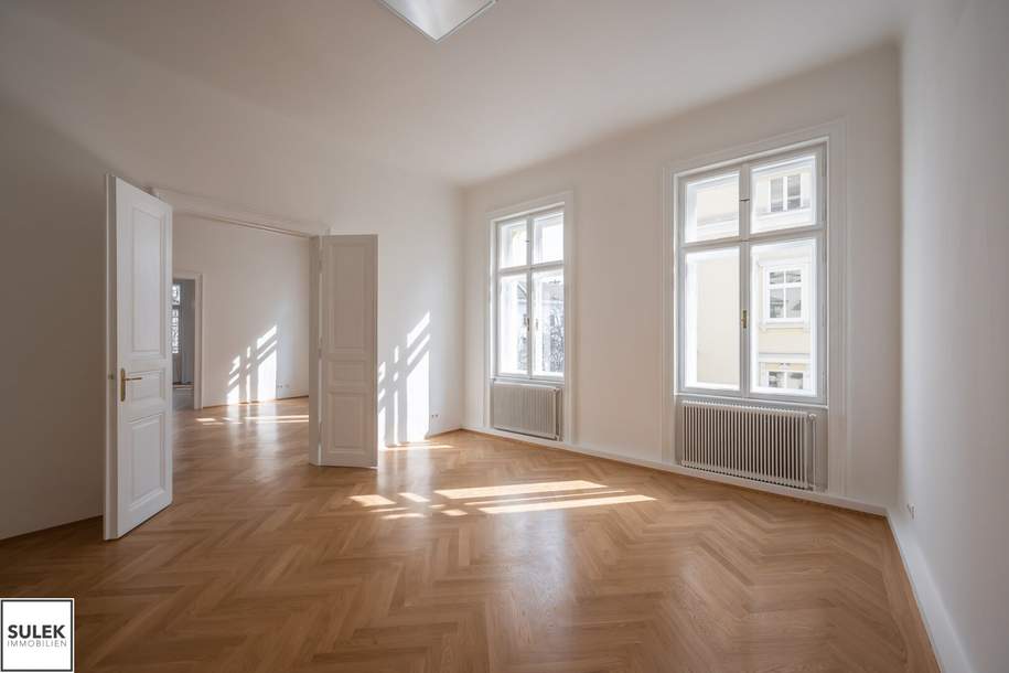 helles 5 Zimmer-Altbau-Büro im 2.OG (ohne Lift), Gewerbeobjekt-miete, 3.500,00,€, 1020 Wien 2., Leopoldstadt