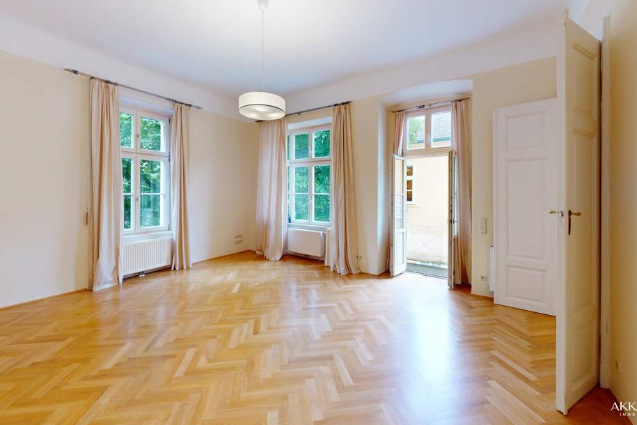 Wunderschöne Altbauwohnung mit Balkon, Wohnung-miete, 1.290,19,€, 2500 Baden