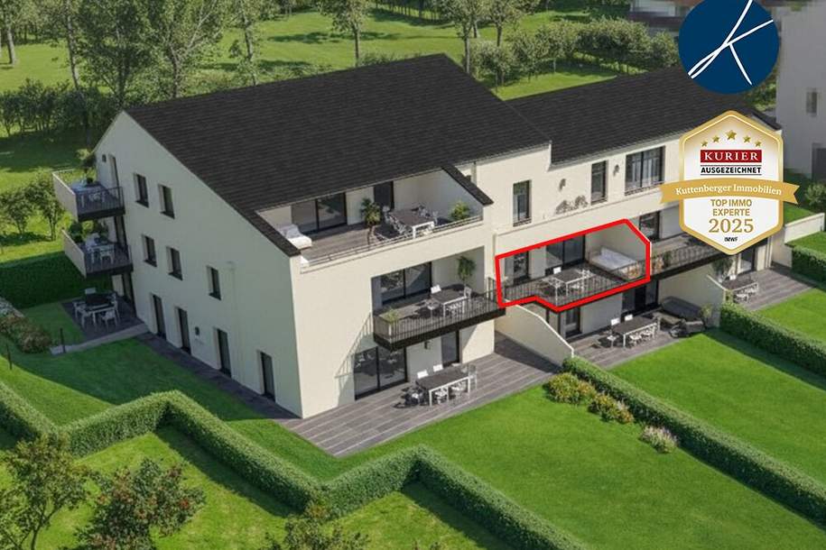 2-Zimmer Wohnung mit 25m² Balkon (Top 6) - Neubauprojekt am Kremser Steindl, Wohnung-kauf, 479.000,€, 3500 Krems an der Donau(Stadt)