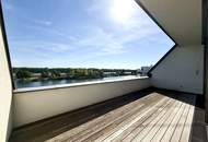 ERSTBEZUG MIT BADESTEG AM WASSER: Ruhelage mit Fernblick über die Donau I großzügige Terrassen & geräumige Wohnküche