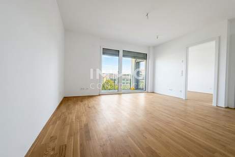 DONAU·ECK: Stilvolle 2-Zimmer-Wohnung mit Freifläche – provisionsfreier Erstbezug nahe Alte Donau, Wohnung-kauf, 338.500,€, 1210 Wien 21., Floridsdorf