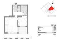 Modern Living – Stilvolle 2-Zimmer-Dachgeschosswohnung mit Loggia &amp; Klimakomfort